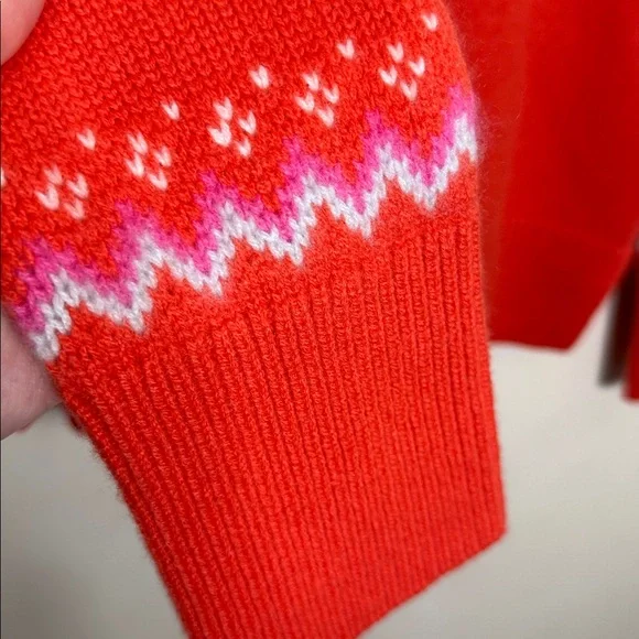 BODEN CASHMERE FAIR ISLE SWEATER US 4 - Picture 3 of 7